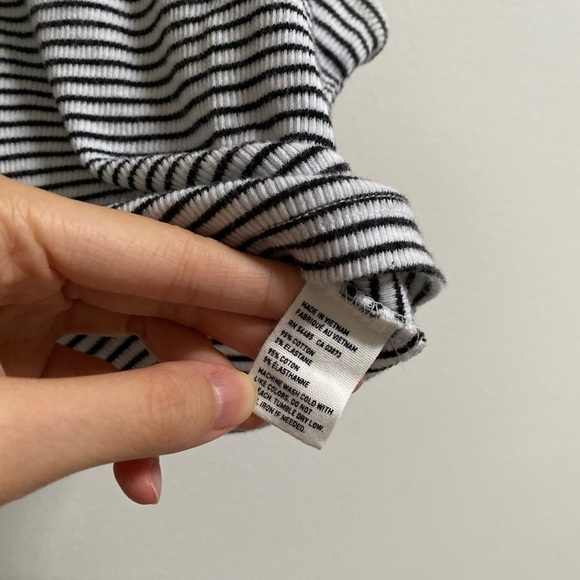 AEO Ribbed Striped Crop Tank - Picture 3 of 4